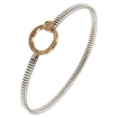 Antora Tubogas 18k Weißgold Juste Un Clou Diamant Manschettenknopf Armband