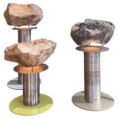 ANTORCHA Lamp - Crafted from jasper and recycled quartz