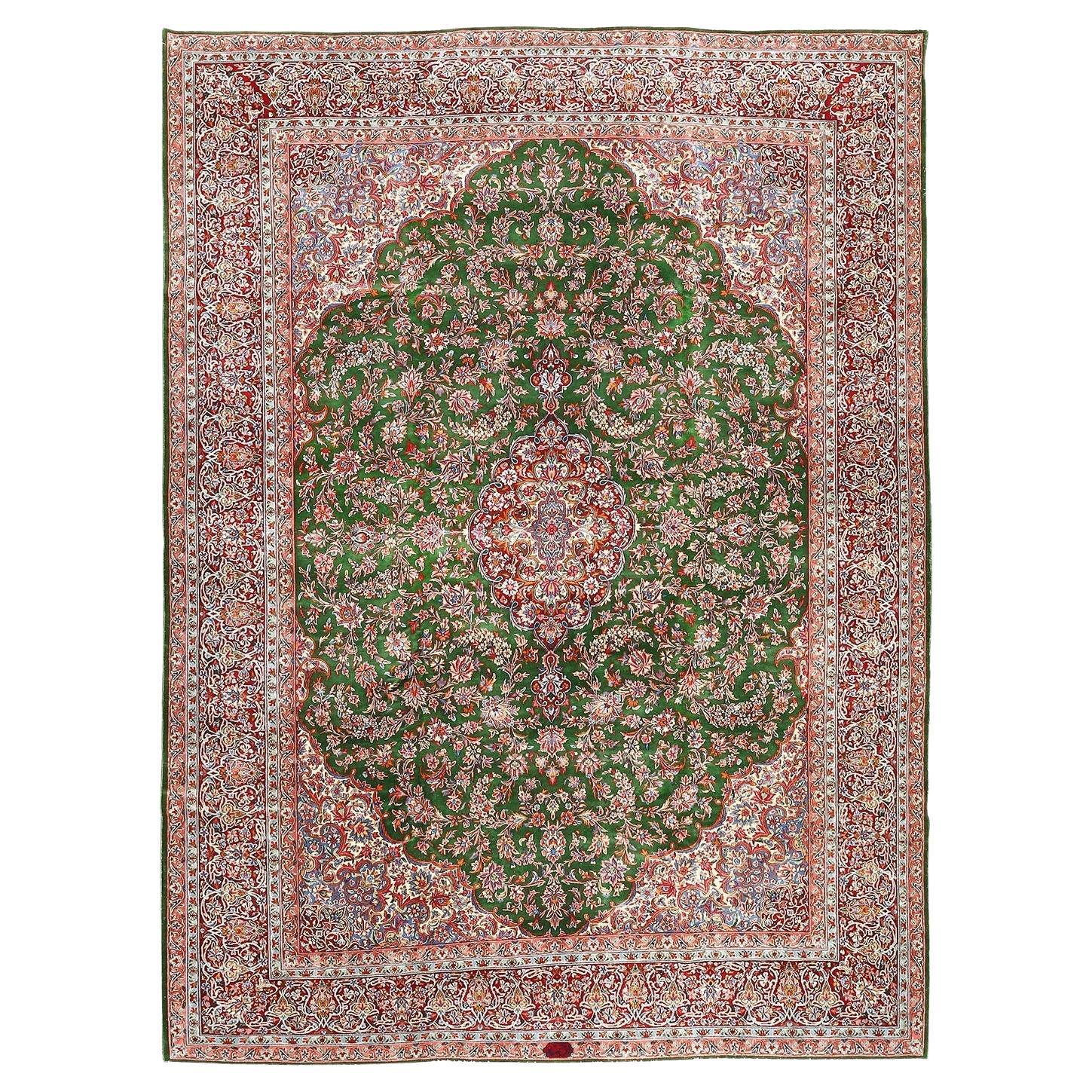 Tappeto Antqiue Persian Kerman Arjomand - Dimensioni: 11'2 X 8'4