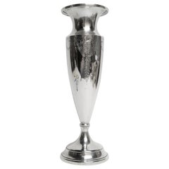 Antque American Sterling Silver Flower Vase, circa 1910