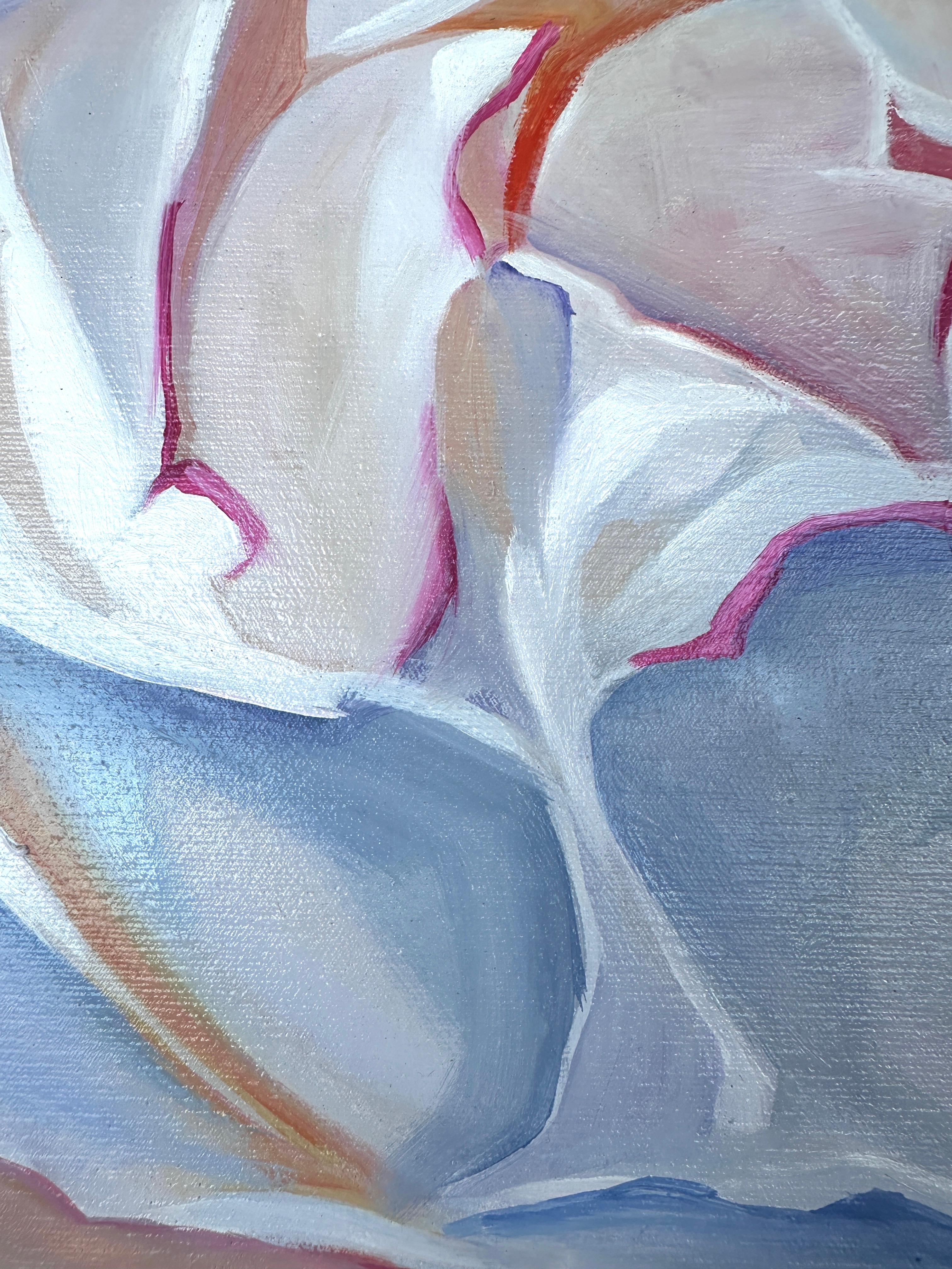 L'essenza dell'armonia - pittura ad olio floreale originale realistica - arte contemporanea - Painting Realismo di Antra Richards