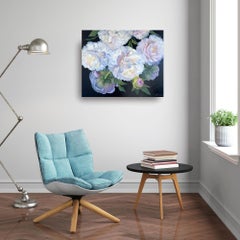 The Light of Love - original realism floral oil painting - contemporary art