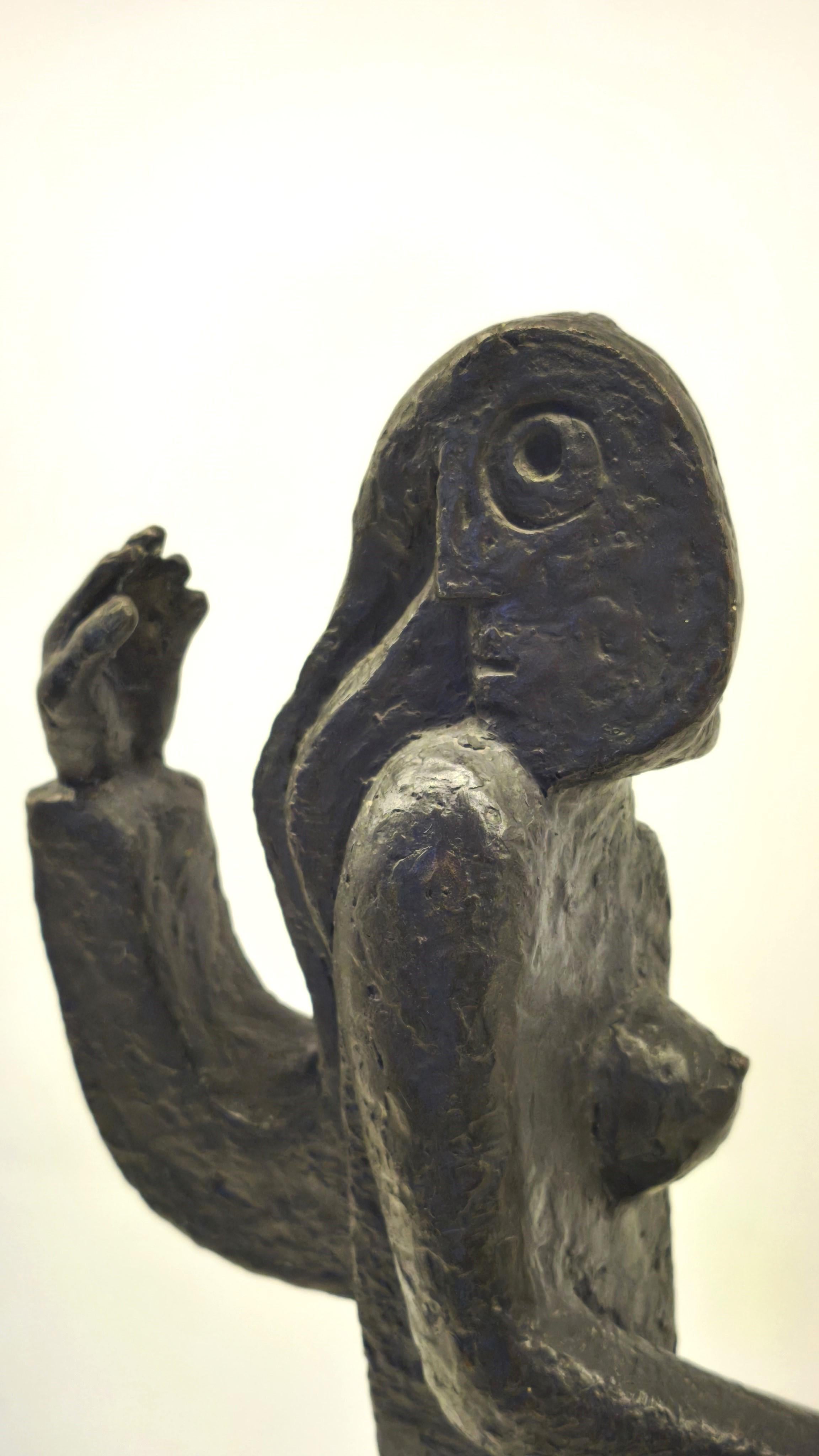 Scultura antropomorfa in bronzo, anni '50, '60, Francia In condizioni buone in vendita a Paris, FR