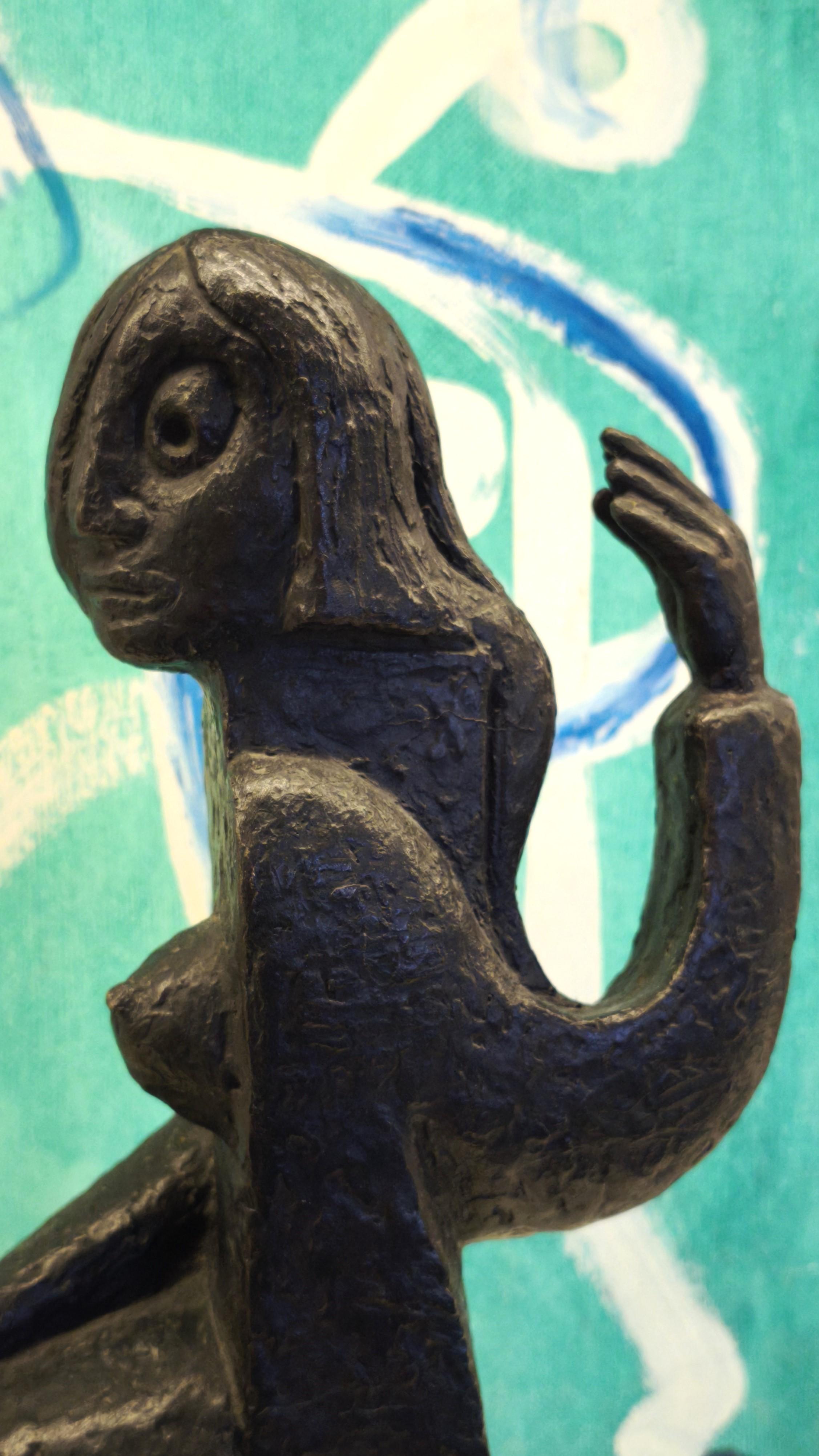 Scultura antropomorfa in bronzo, anni '50, '60, Francia in vendita 1