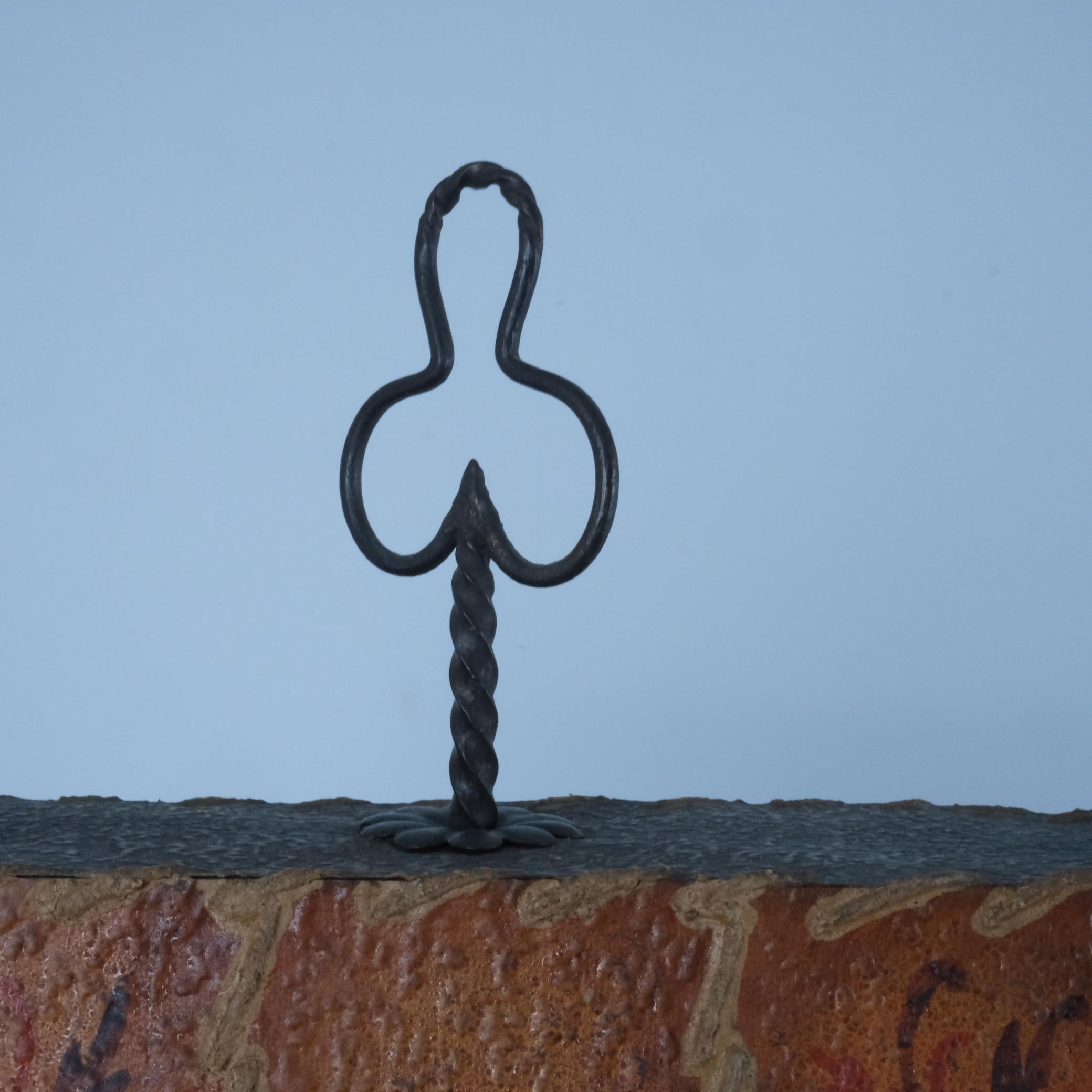 Antti Hakkarainen Adjustable Wrought Iron Floor Lamp Model 816,  1930s For Sale 2