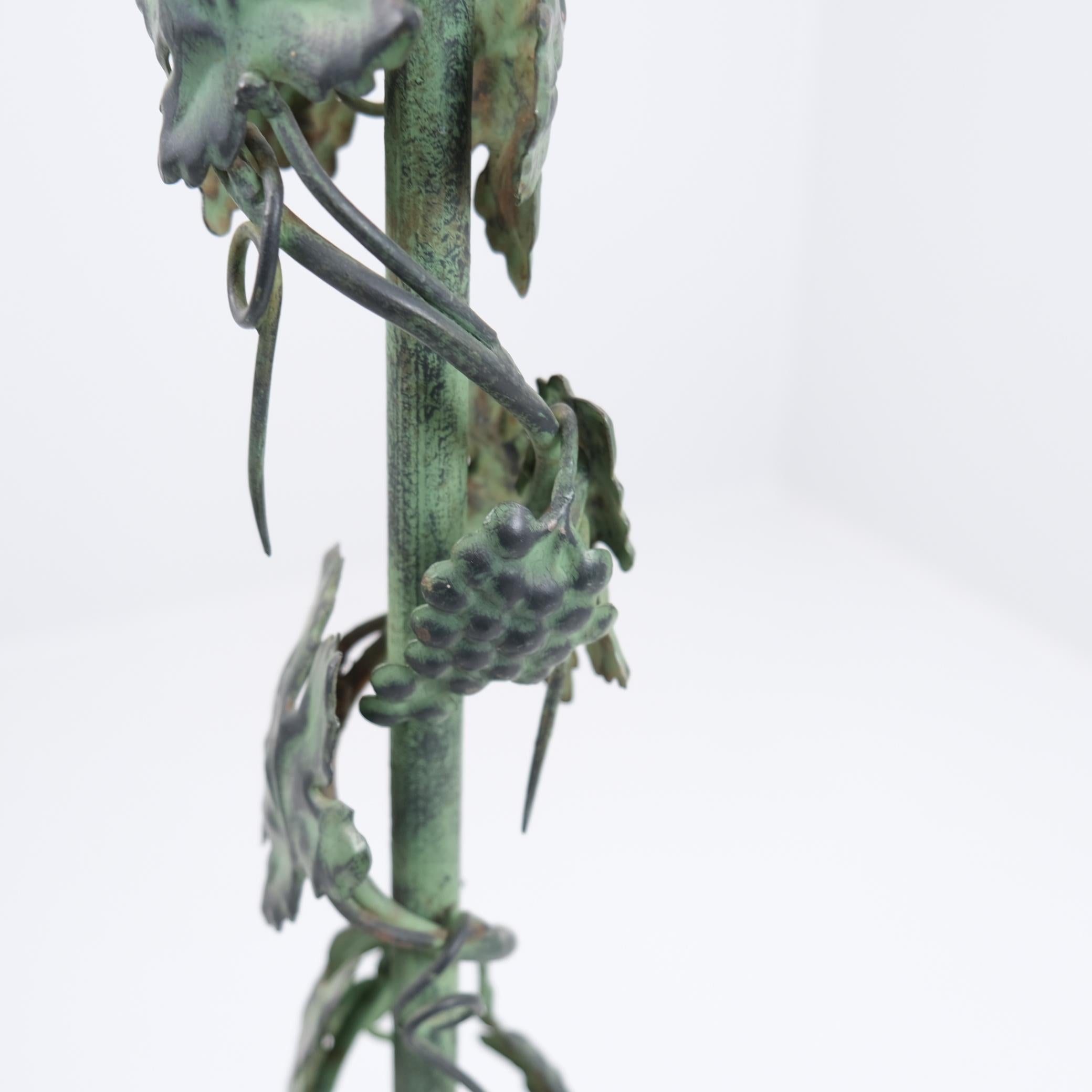Antti Hakkarainen Green Vine Floor Lamp, 1930s-1940s, Taidetakamo A. Hakkarainen For Sale 1