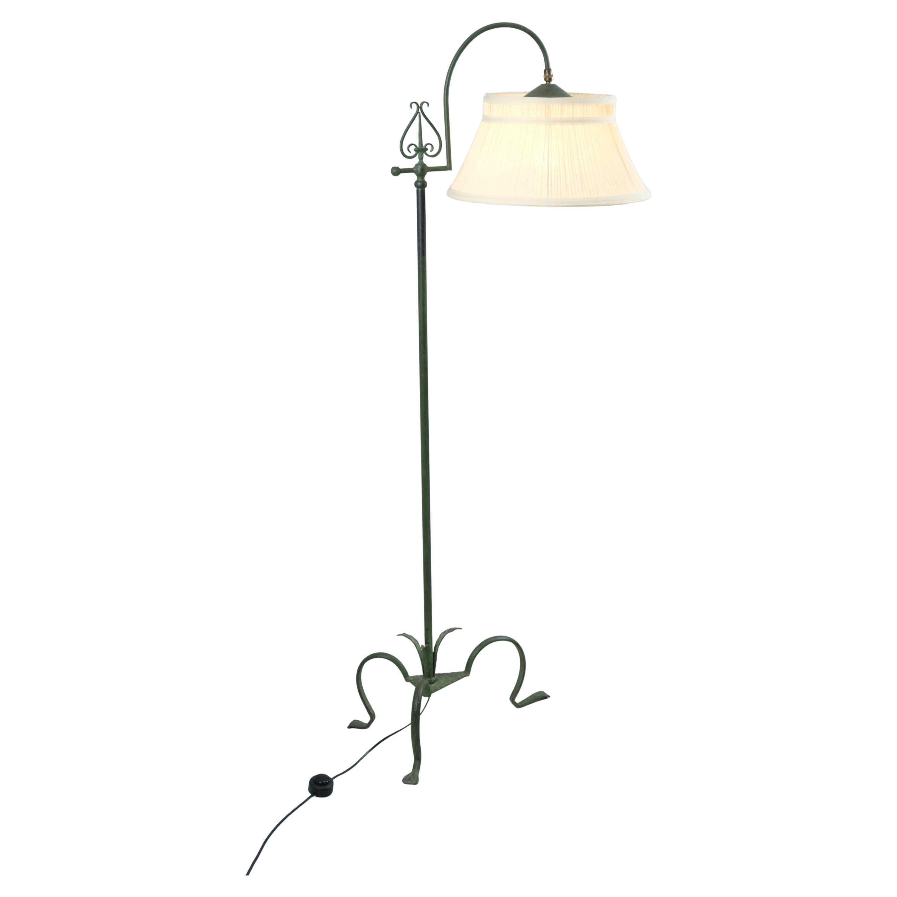 Lampadaire en fer forgé Antti Hakkarainen, milieu du 20e siècle