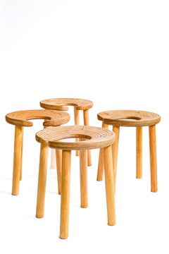 Antti Nurmesniemi, set of four Sauna dtools, designed for the Palace Hotel, 1970