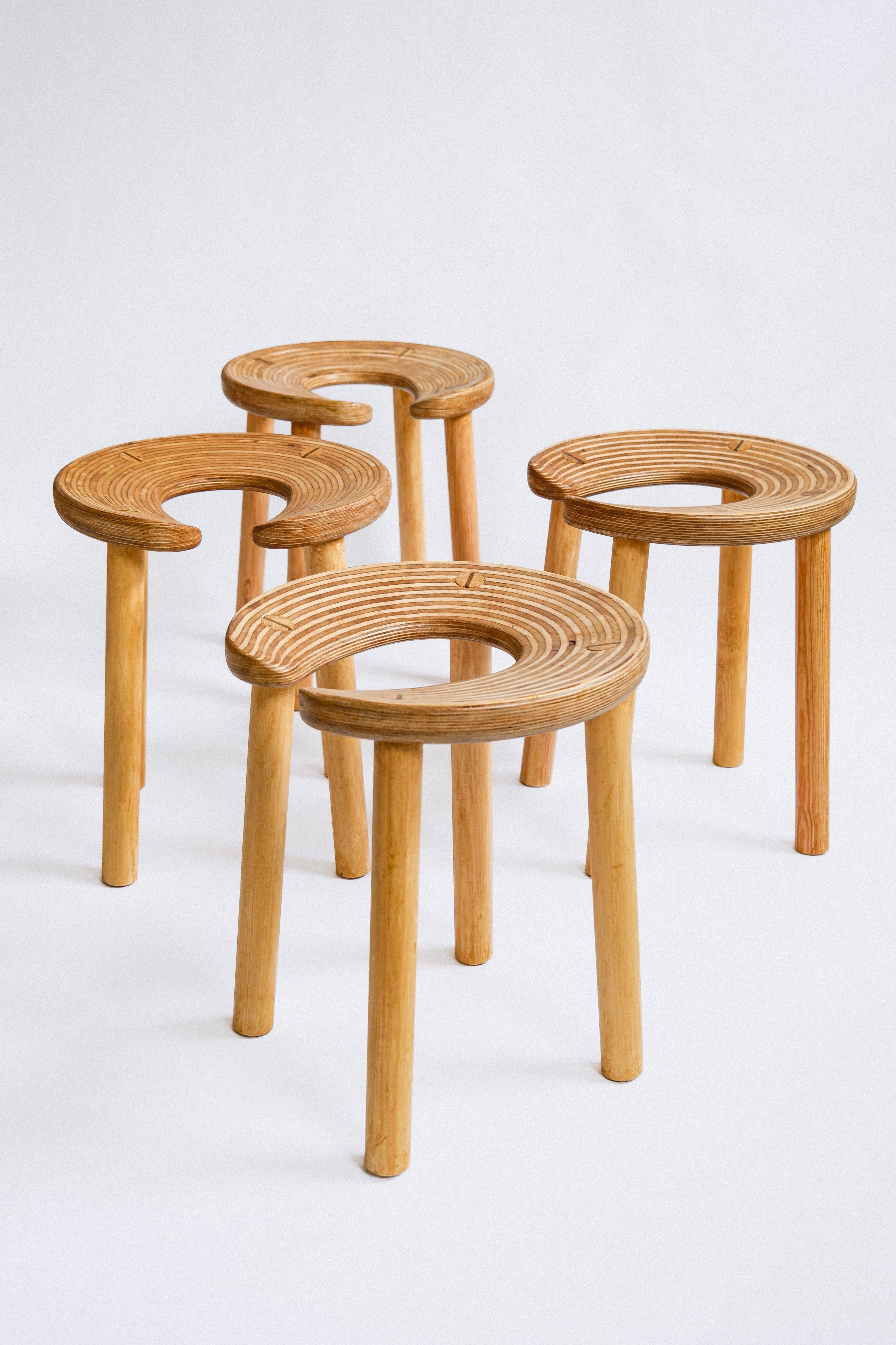 Antti Nurmesniemi, set of four Sauna dtools, designed for the Palace Hotel, 1970 en venta 1