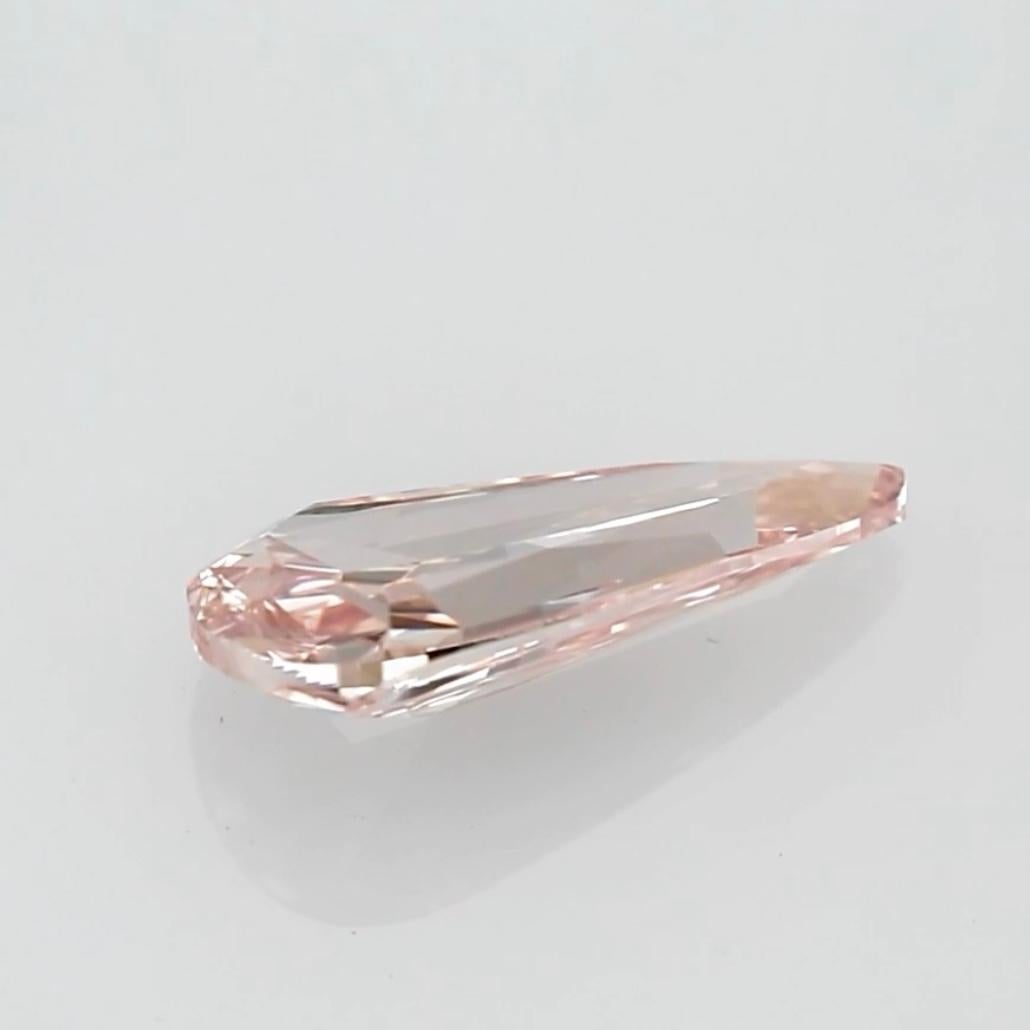 Diamante rosa Antuiqe taglio a pera, estremamente raro e unico! in vendita 1