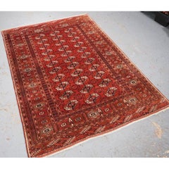 Antuique Tekke Turkmen Dip Khali Rug, Circa 1900
