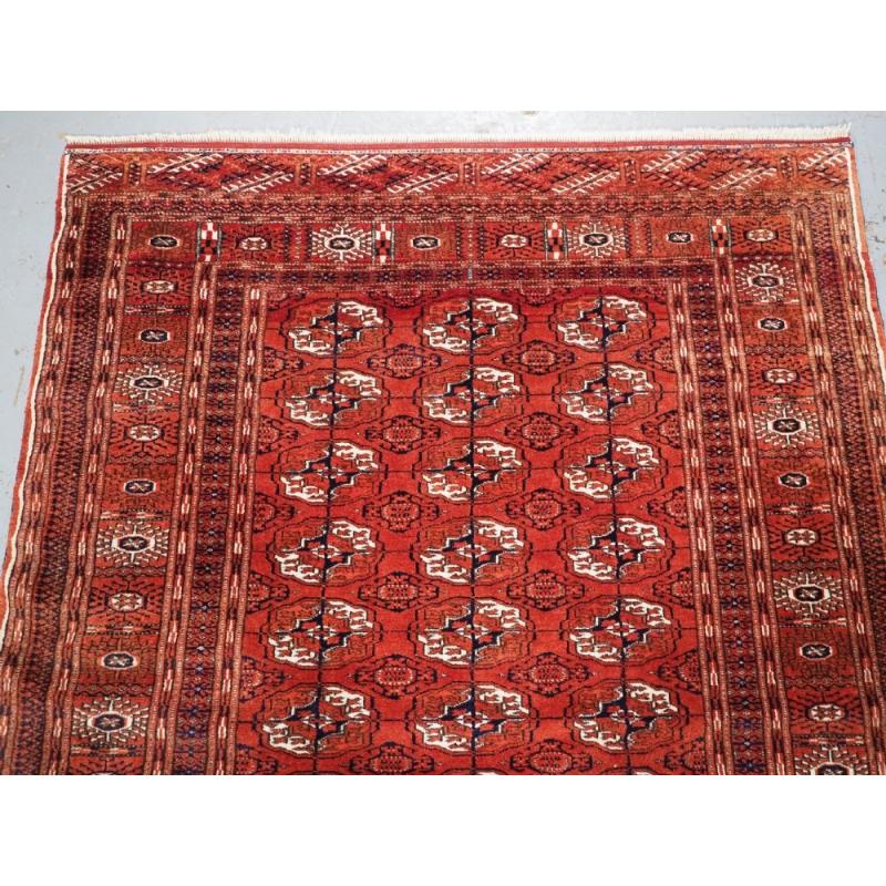Turkmeno Tappeto Tekke Turkmen Dip Khali, CIRCA 1900 in vendita