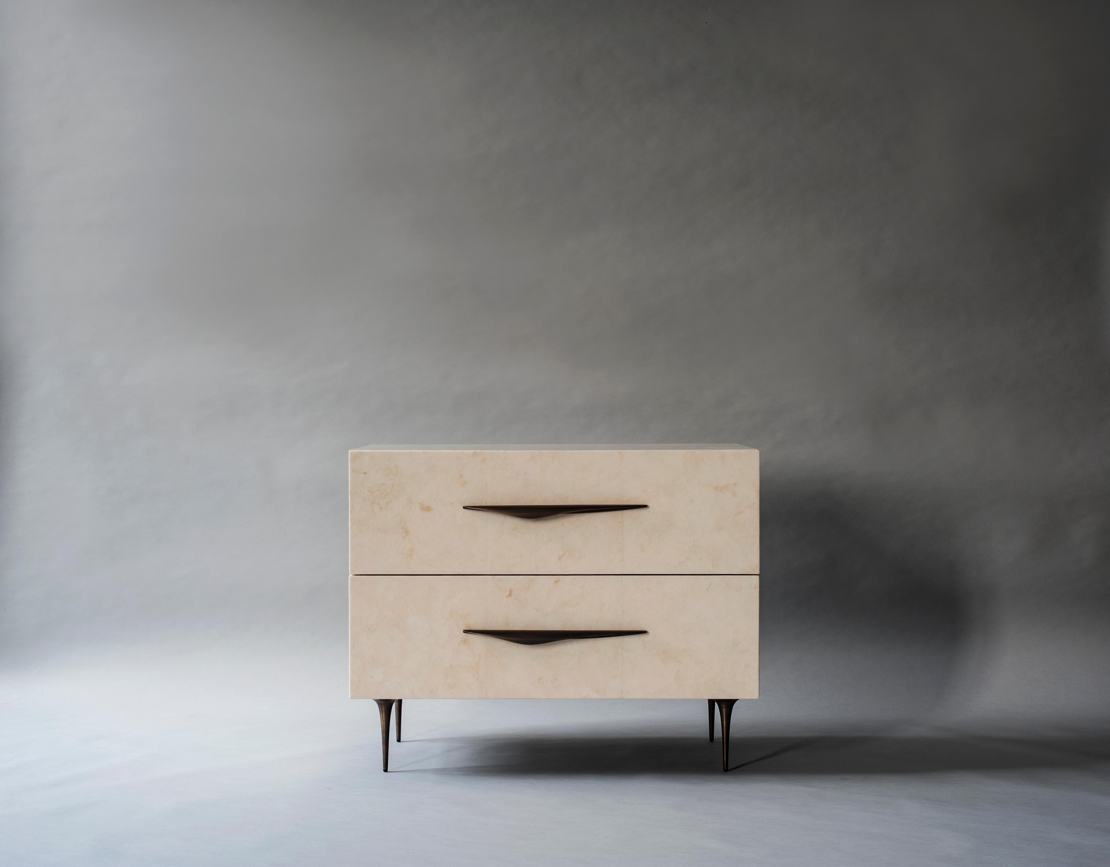 Contemporary Antwerp Bedside Table by DeMuro Das For Sale