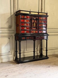Antwerp cabinet, ebony, tortoiseshell, rosewood, and bone, 17th century