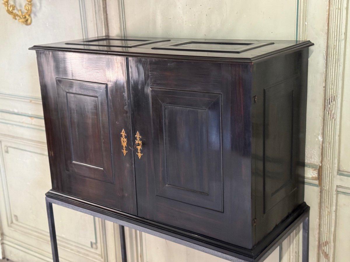 Louis XIII Antwerp Cabinet In Ebony And Bone, 17th Century For Sale