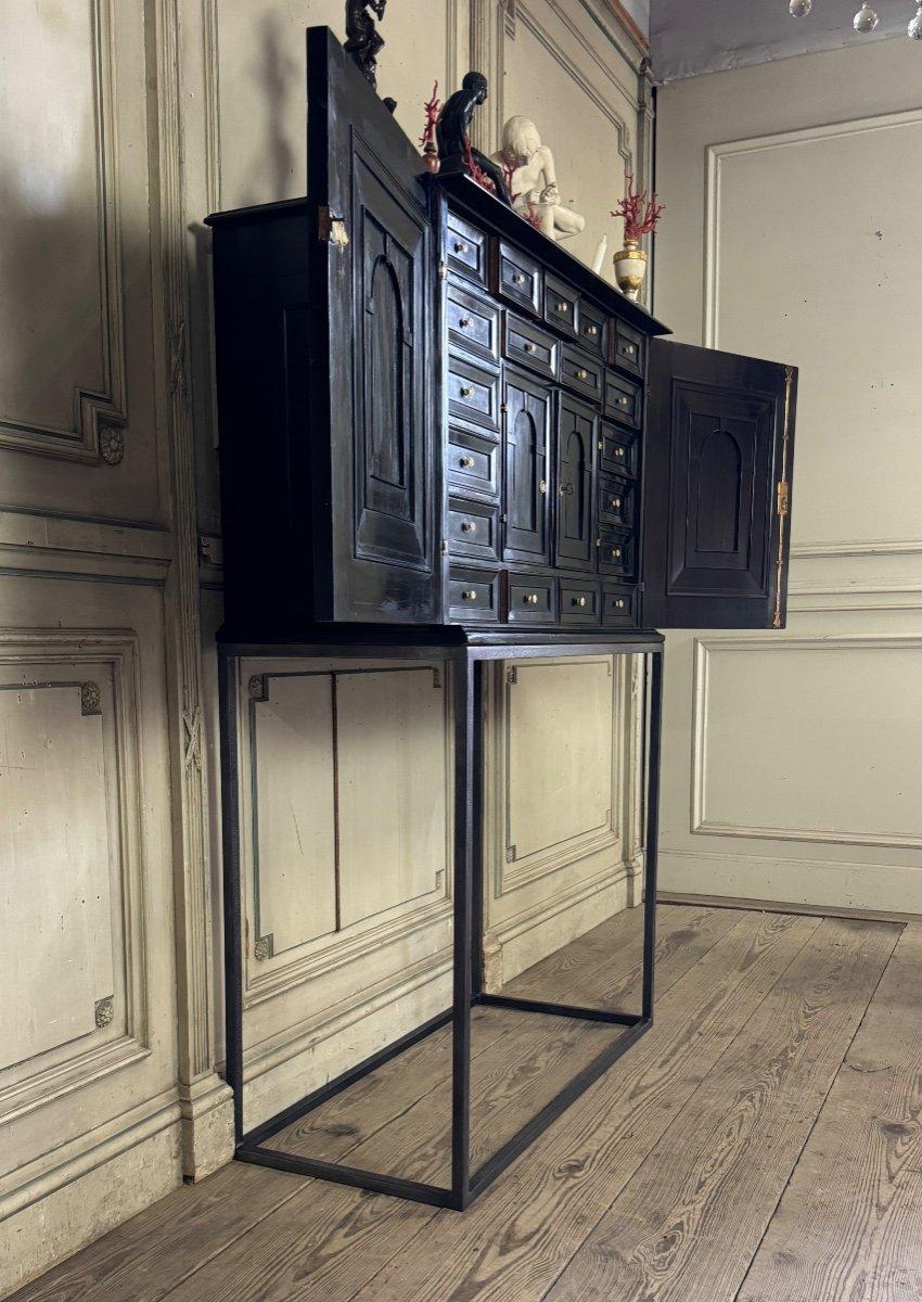 Antwerp Cabinet In Ebony And Bone, 17th Century For Sale 2