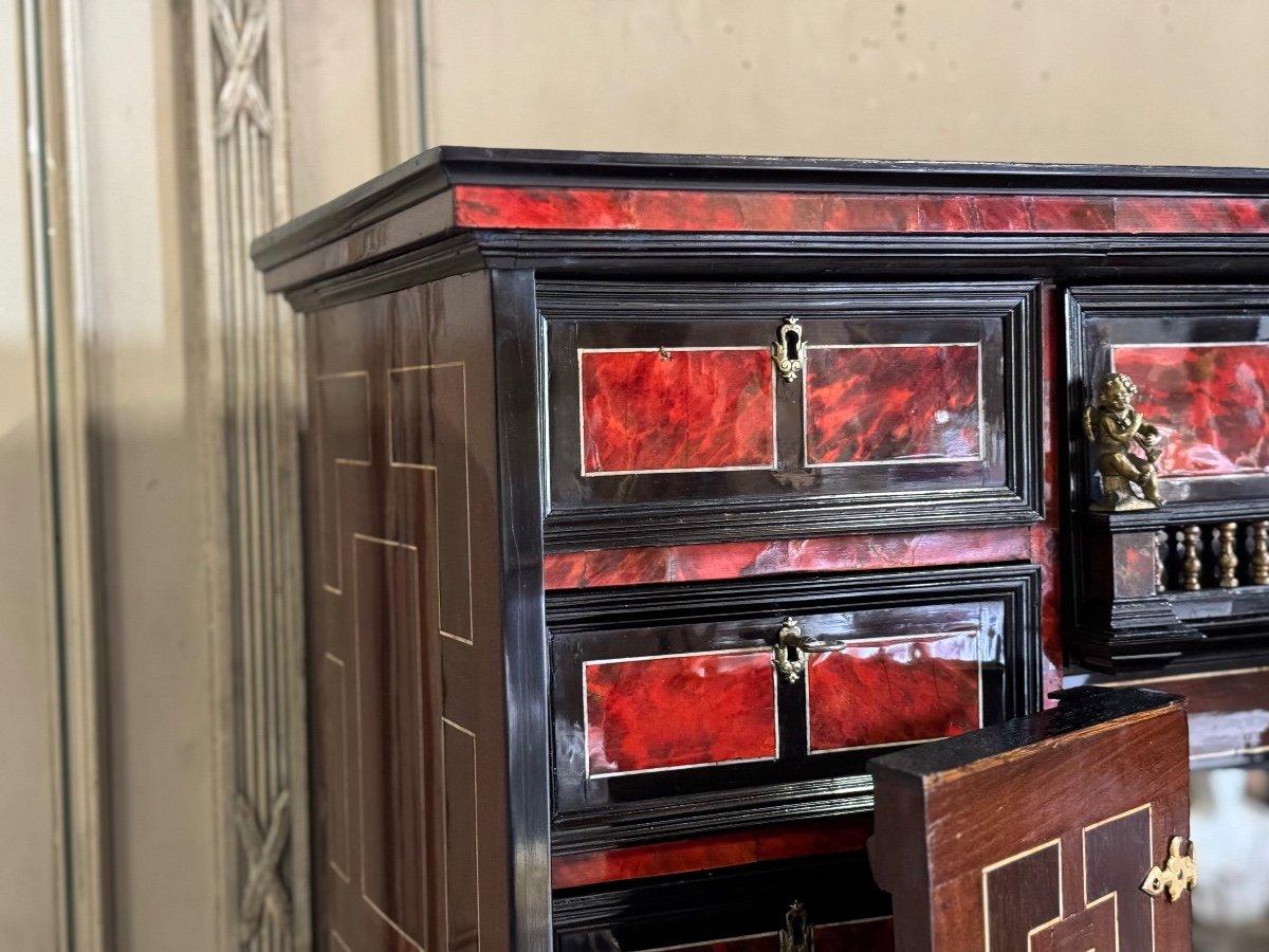 Antwerp Cabinet, Tortoise Shell, Bone, Ebony And Padauk, 17th Century 1