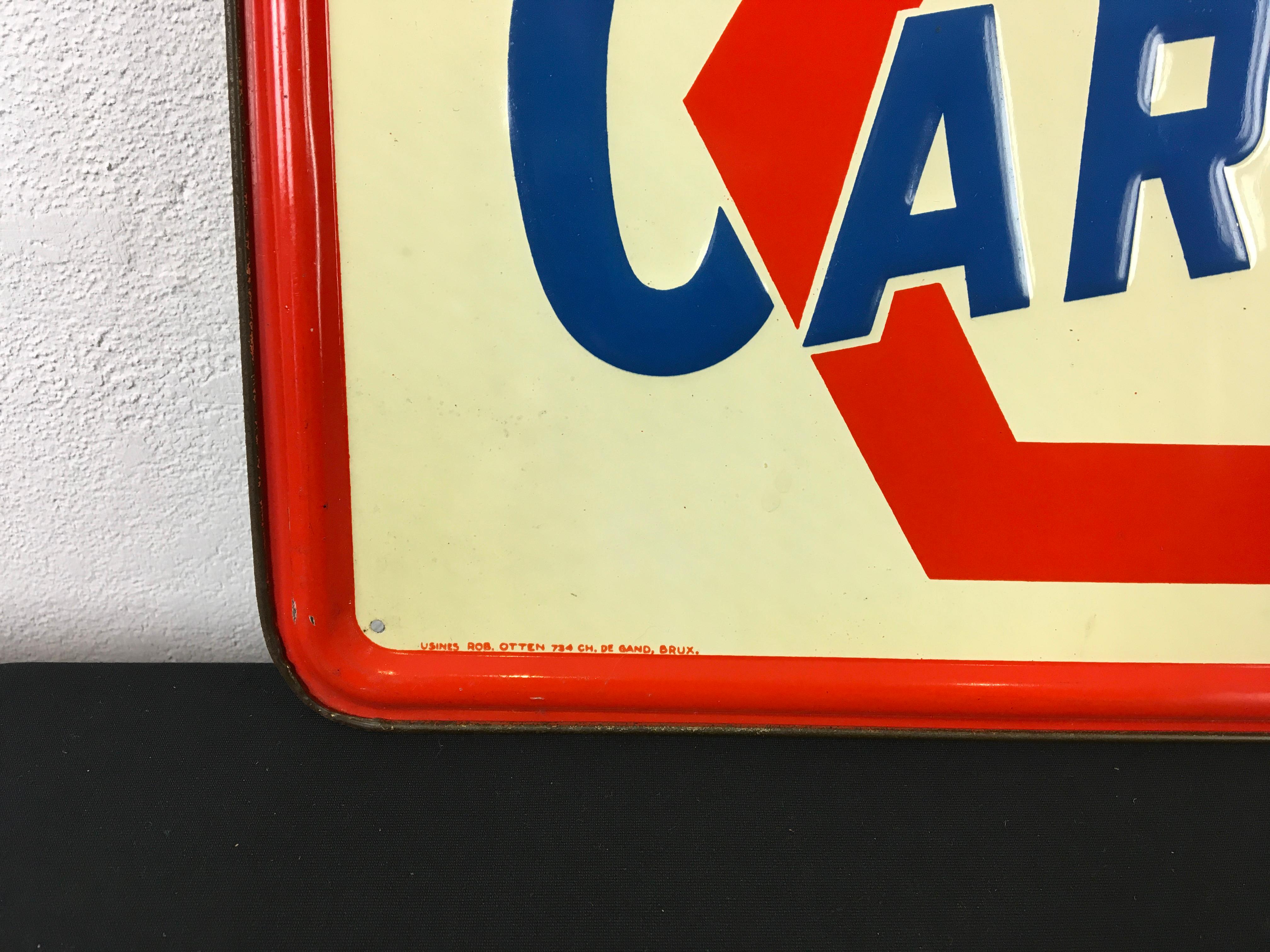 Industrial Antwerp Oil Butchery Sign, 1950 For Sale