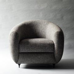 Floor Model - Antwerp Side Chair by DeMuro Das in Solid Grey Bronze