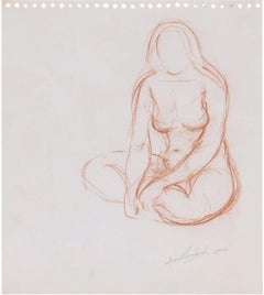Untitled, Figurative, Pastel on Paper by Modern Master Artist "In Stock"