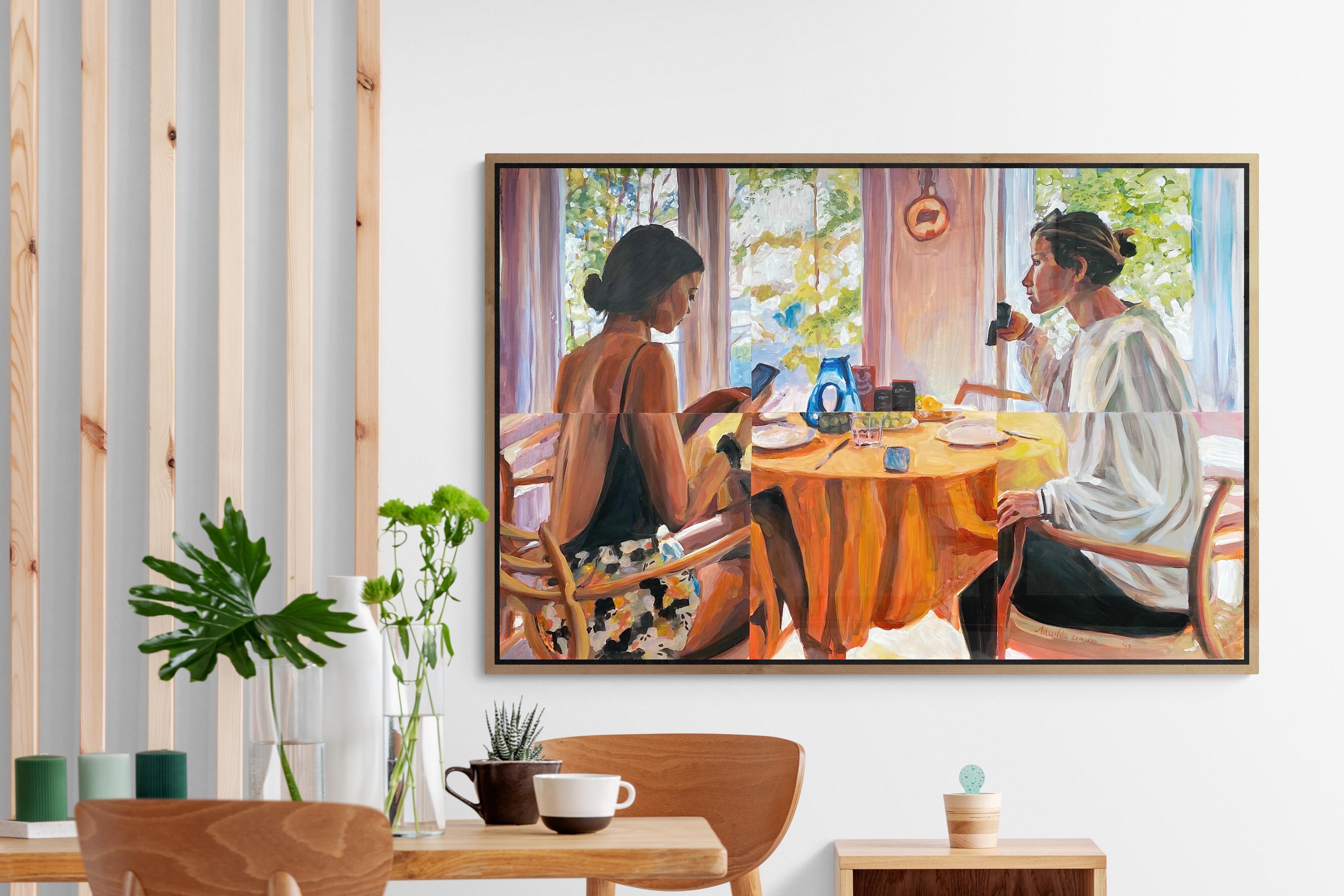 Quadro impressionistico ad acrilico su Fabriano 