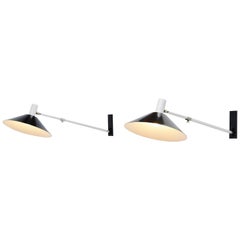 Lampes murales architecturales Anvia JJM Hoogervorst, Hollande, 1957