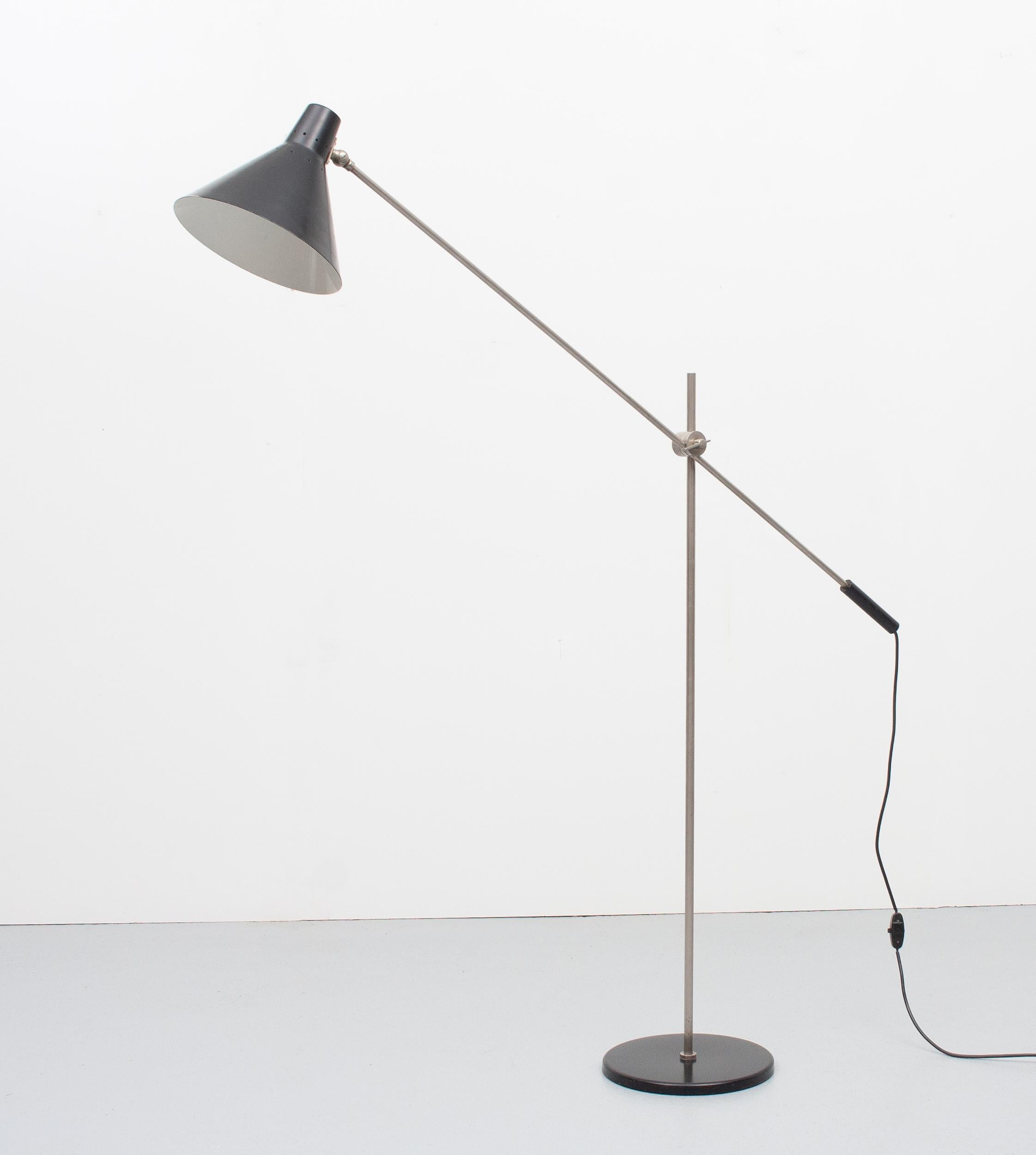 Anvia Floor Lamp J.J M Hoogervorst, Holland, 1950s  1