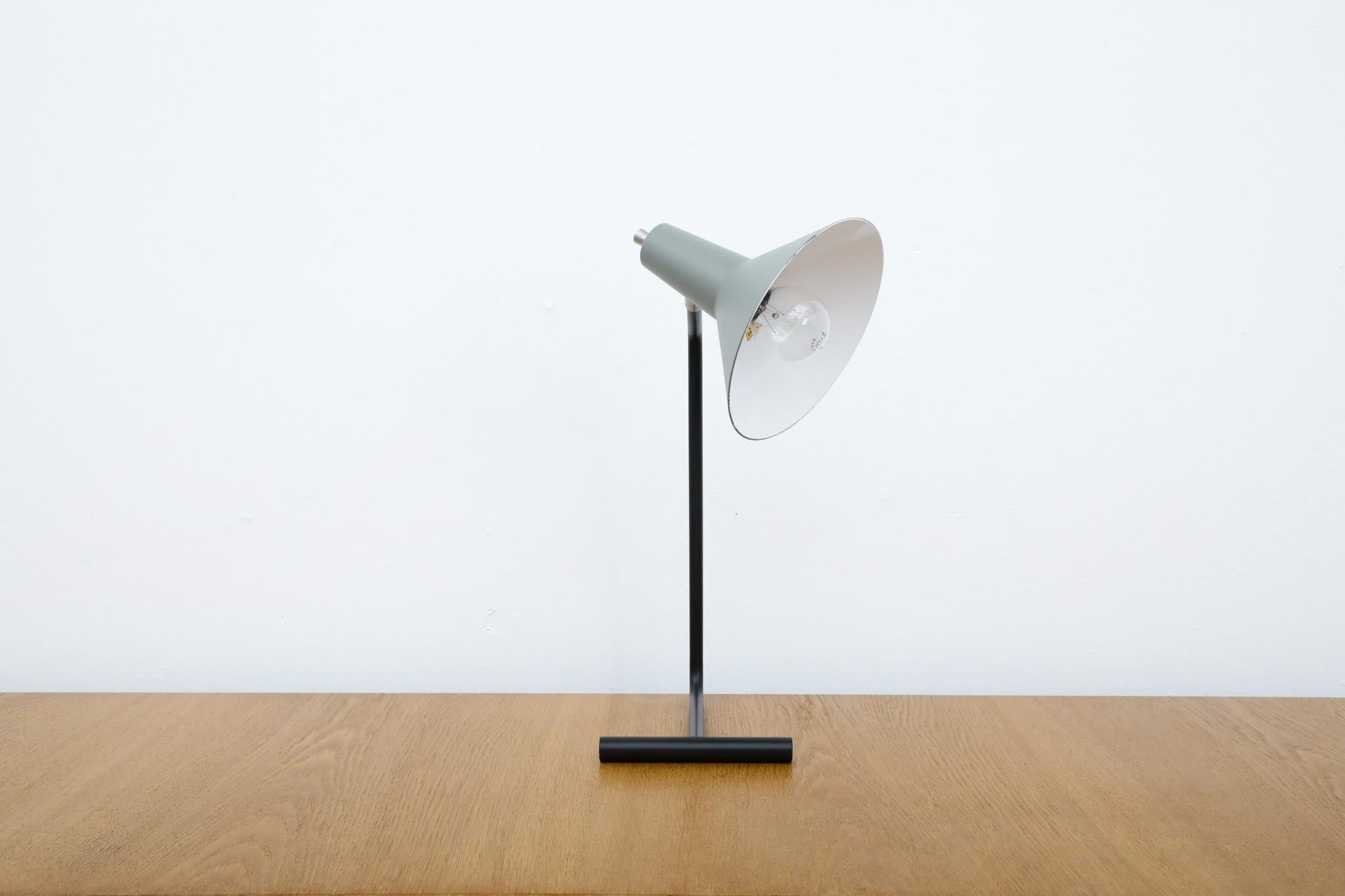 Contemporary Anvia Reissued 'The-Attorney-in-Fact' Table Lamp in Gray For Sale