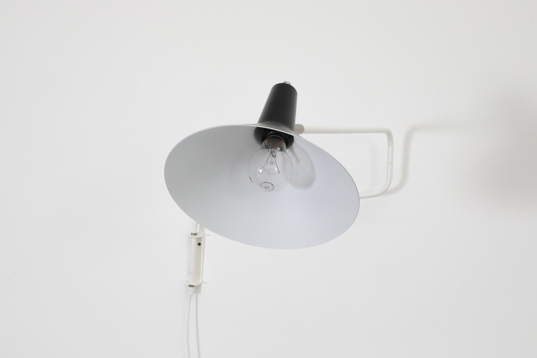 Anvia Reissued 'The Paper Clip' Wall Lamp in Black and White 4