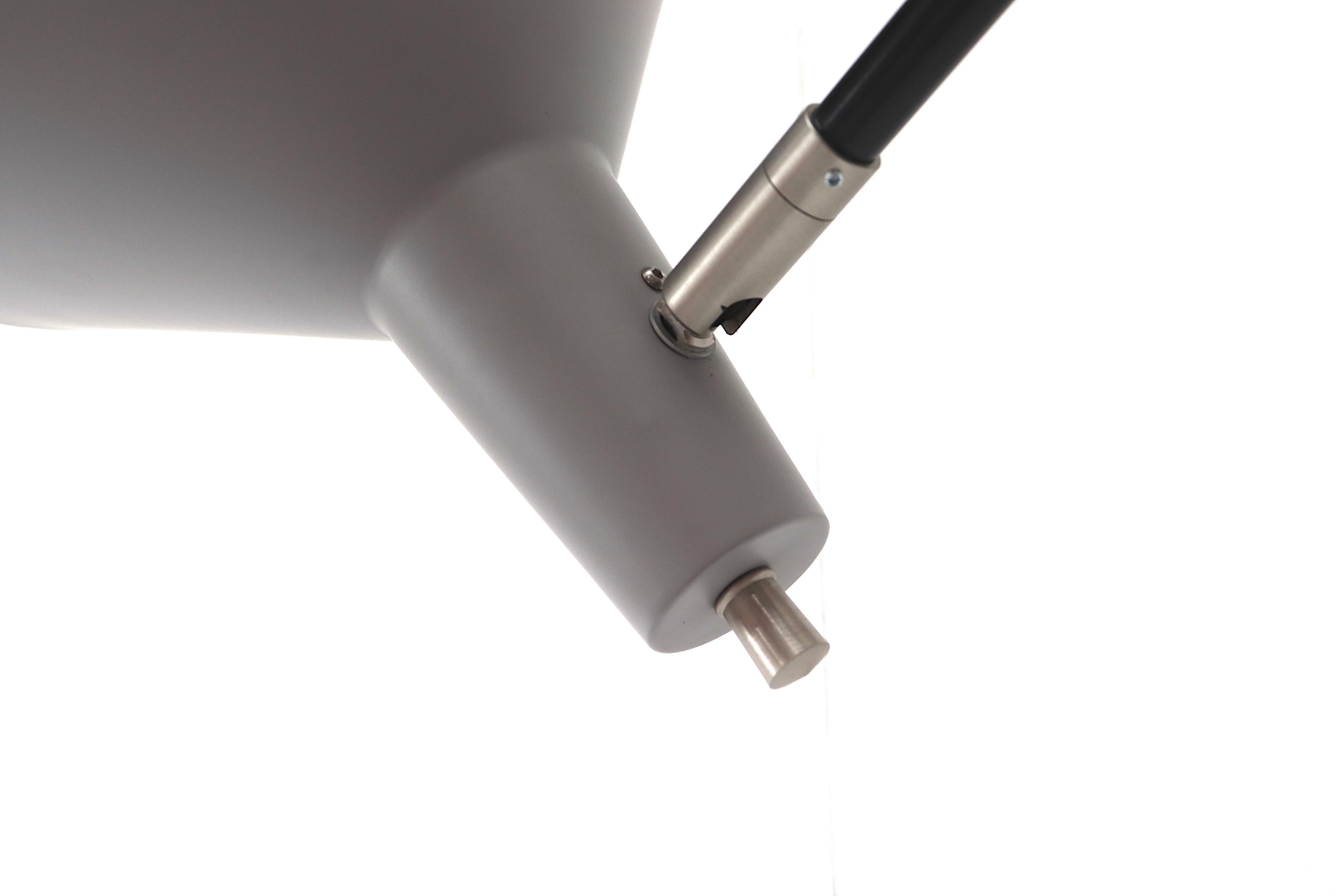 Metal Anvia 'The Paper Clip' Wall Lamp in Grey