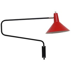 Anvia 'the Paper Clip' Wall Lamp Red