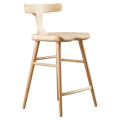 Anvil Ash Solid Wood Counter Chairs with Back