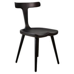 Anvil Black Solid Wood Dining Chairs