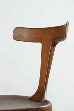 Anvil Brown Solid Wood Dining Chairs