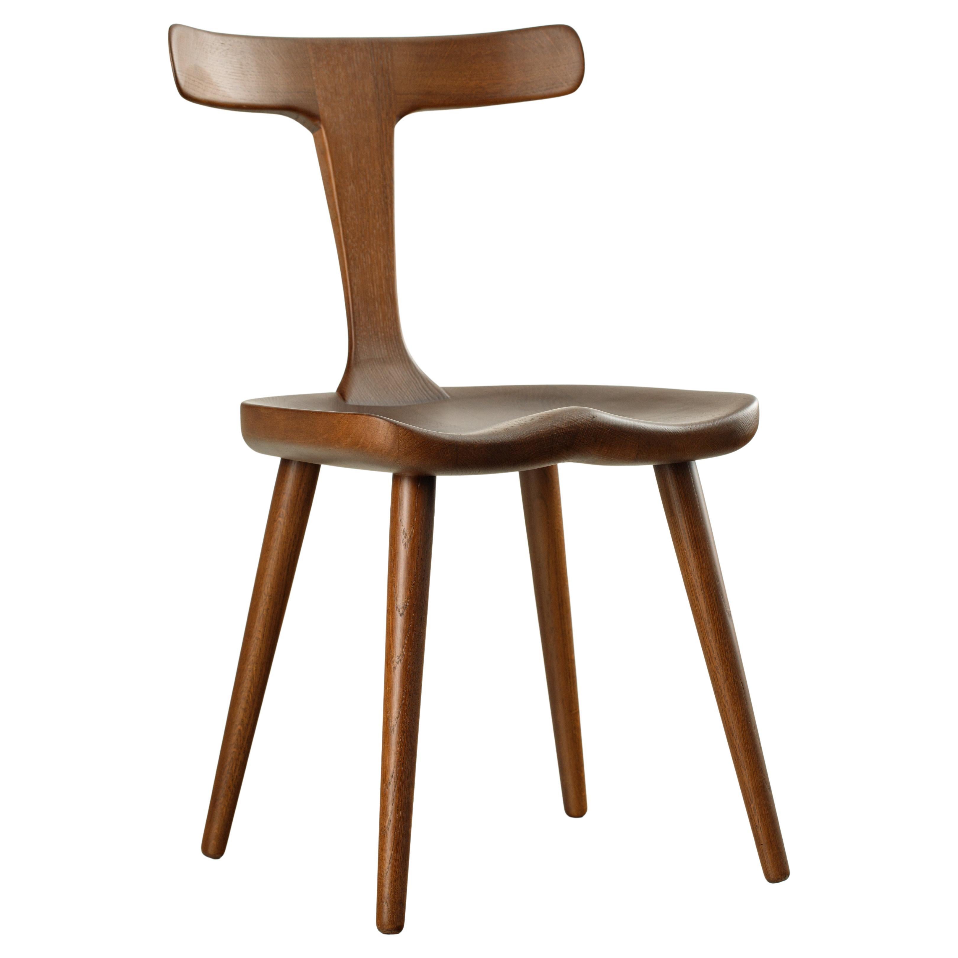 Anvil Brown Solid Wood Dining Chairs