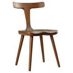 Sedie da pranzo in legno massiccio Anvil Brown