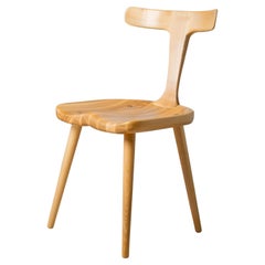 Anvil Natural Beige Solid Wood Dining Chairs