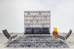 Anxious Limited Edition Rug by Rashid Johnson, Hand-Knotted Wool/Silk