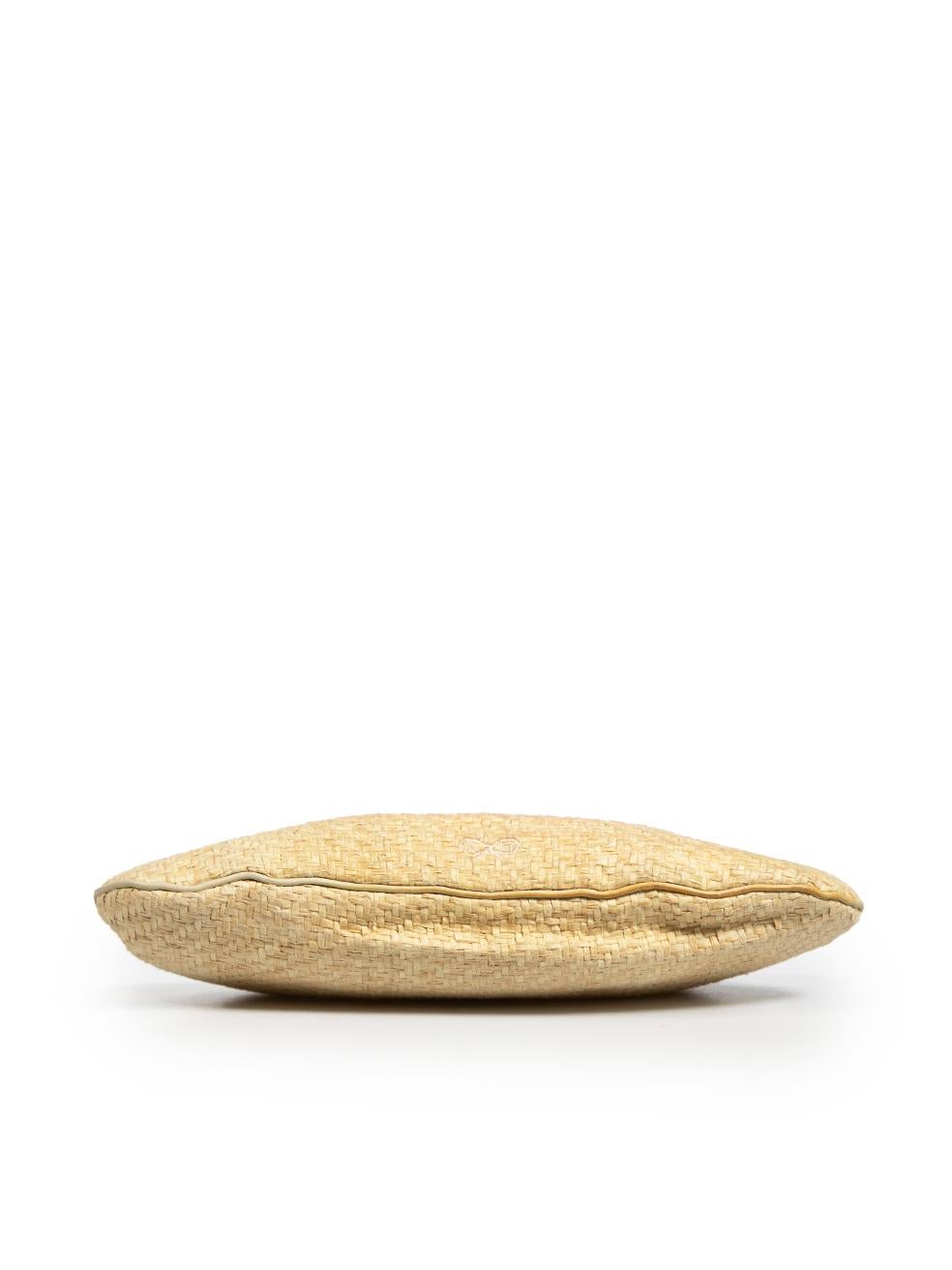 Women's Anya Hindmarch Beige Woven Clutch Bag