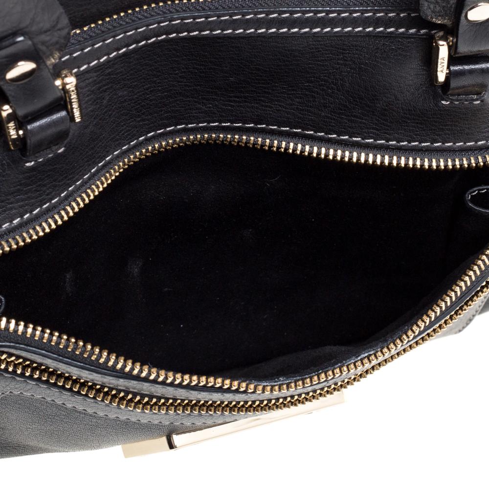 Anya Hindmarch Black Leather Shirley Satchel 4