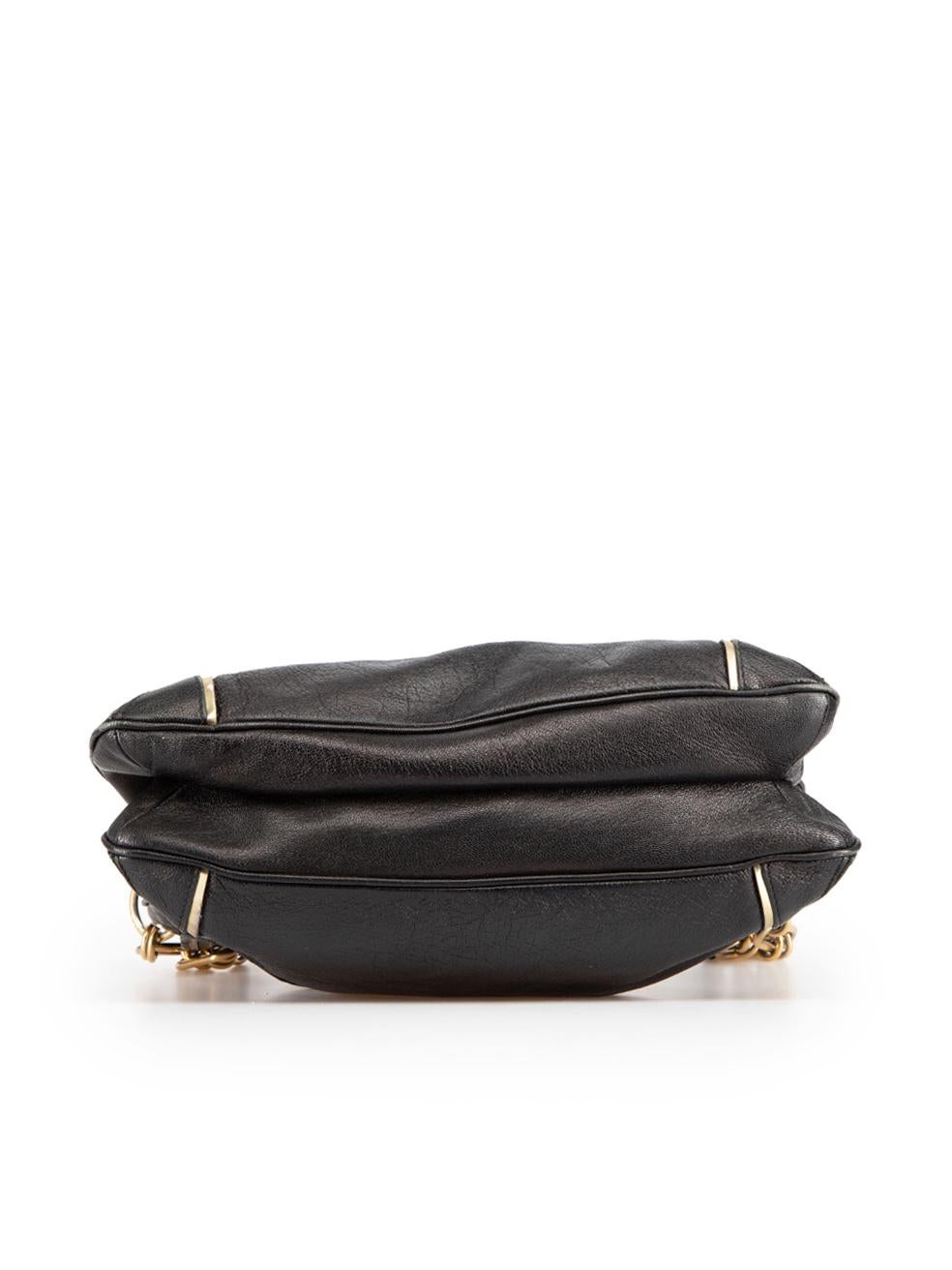Women's Anya Hindmarch Black Leather Shoulder Bag For Sale
