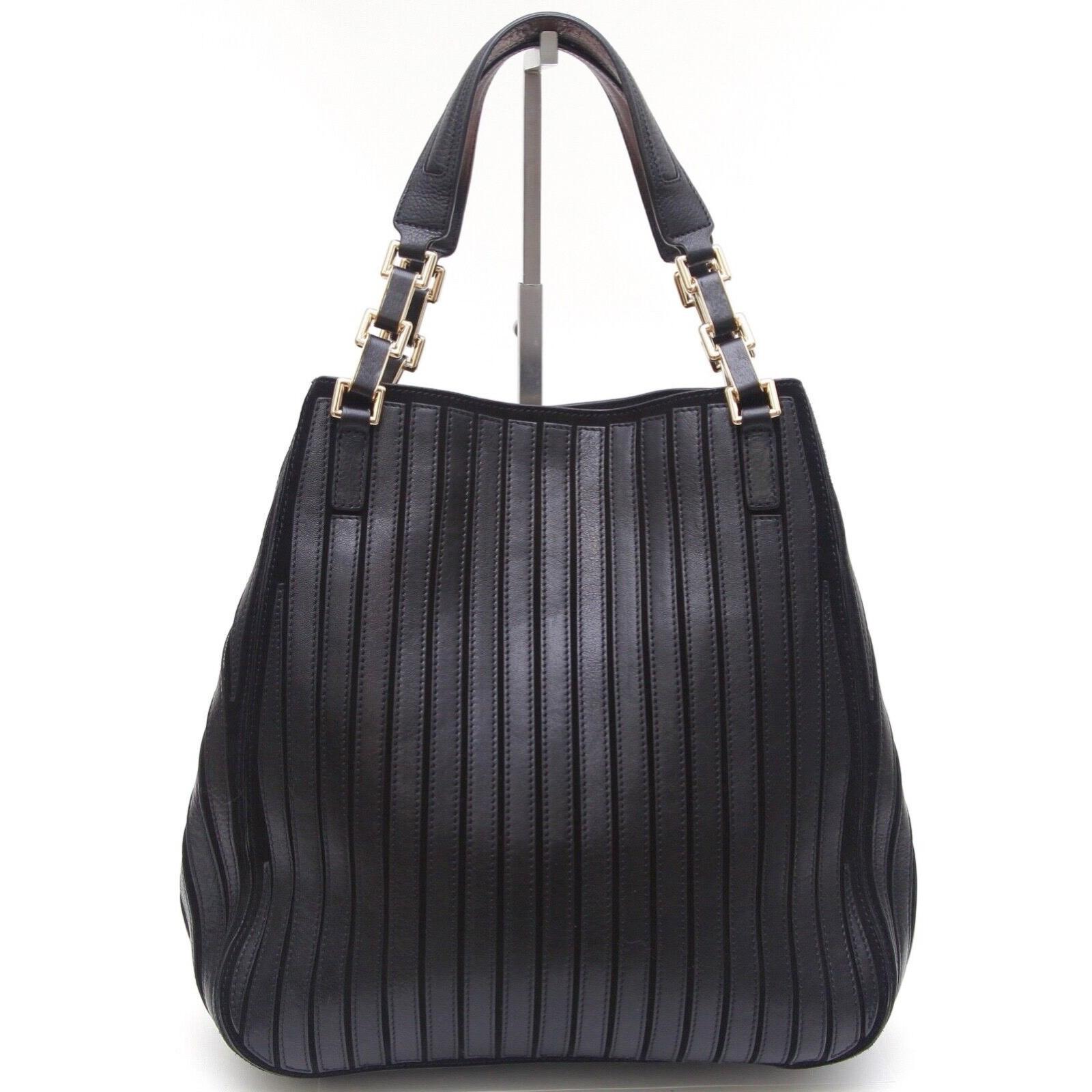 ANYA HINDMARCH Sac à bandoulière en cuir noir et en daim BELVEDERE Hobo Gold Canvas Strap en vente 5