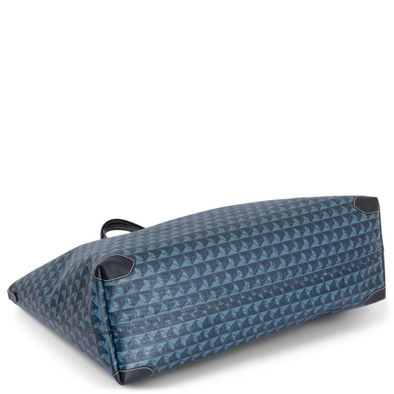 ANYA HINDMARCH blue I'M A PLASTIC BAG EYES Shopping Tote Bag For Sale