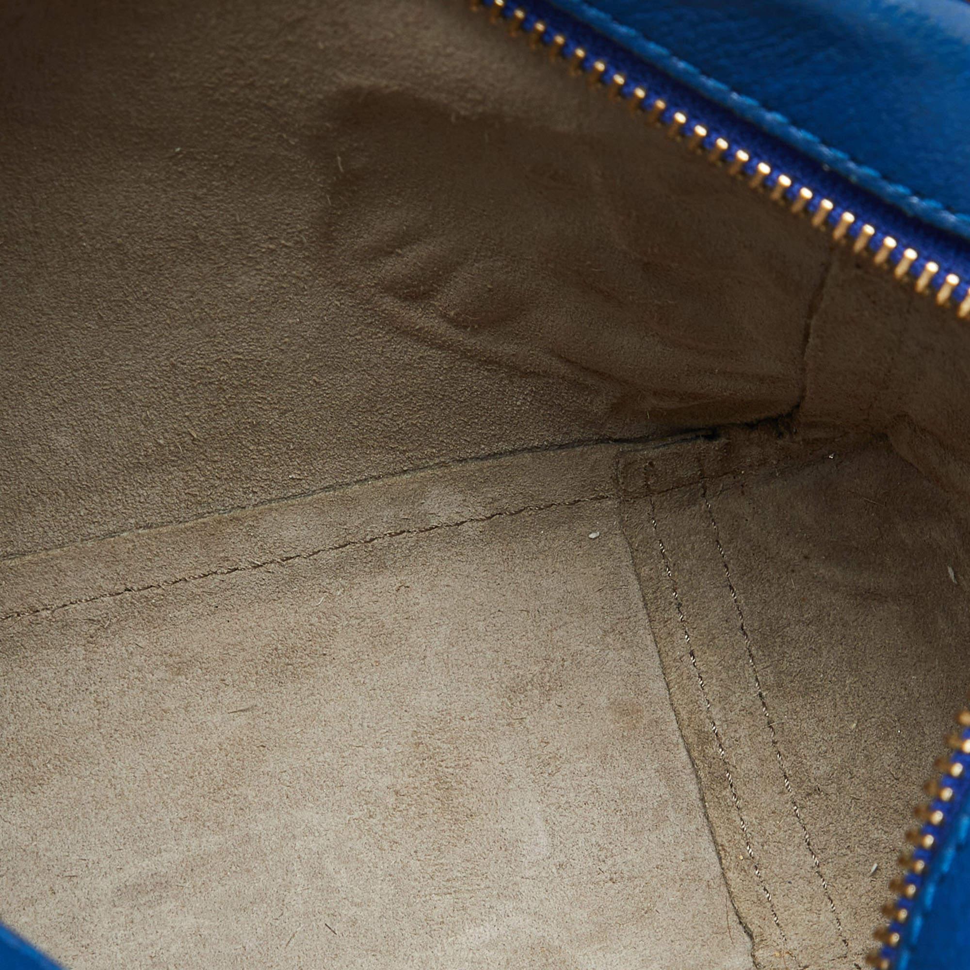 Anya Hindmarch Blue Leather Tony the Tiger Frosties Crossbody Bag For