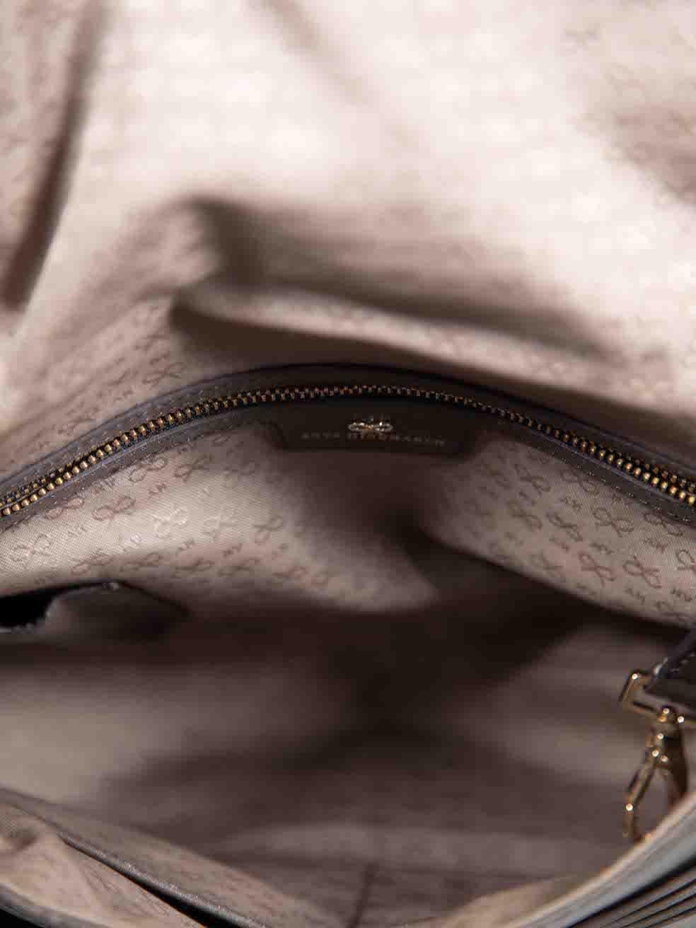Anya Hindmarch Brown Leather Maxi Zip Crossbody Bag 1