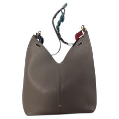 Borsa a tracolla "Build a Bag" di Anya Hindmarch in pelle grigia