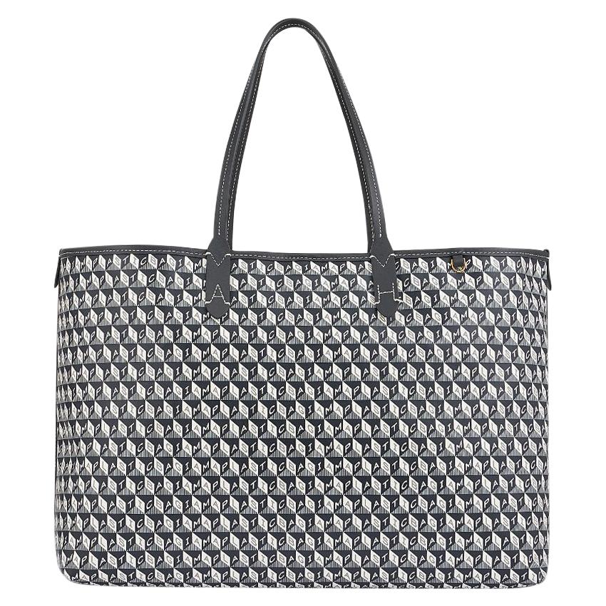 Anya Hindmarch Charcoal Recycled Coated Canvas Tote - Pre Season