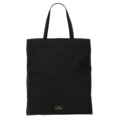 Borsa tote con ricamo a forma di occhi di Anya Hindmarch — Nera