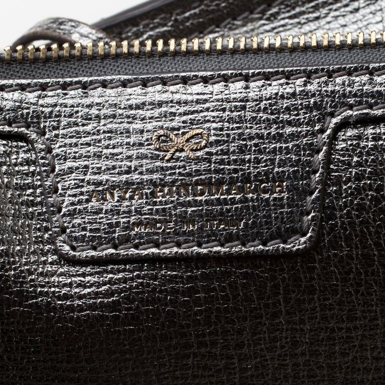 Anya Hindmarch Chocolate Brown Vintage Ebury handbag leather tassle JP001 main image 0