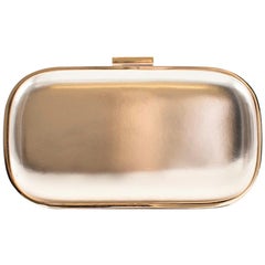 Anya Hindmarch Metallic Gold Clutch